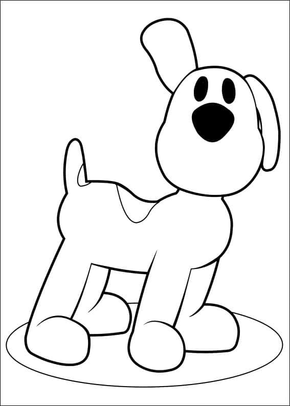 Pocoyo (7) Boyama Sayfası