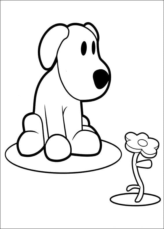 Pocoyo Yazdırılabilir Boyama Sayfası