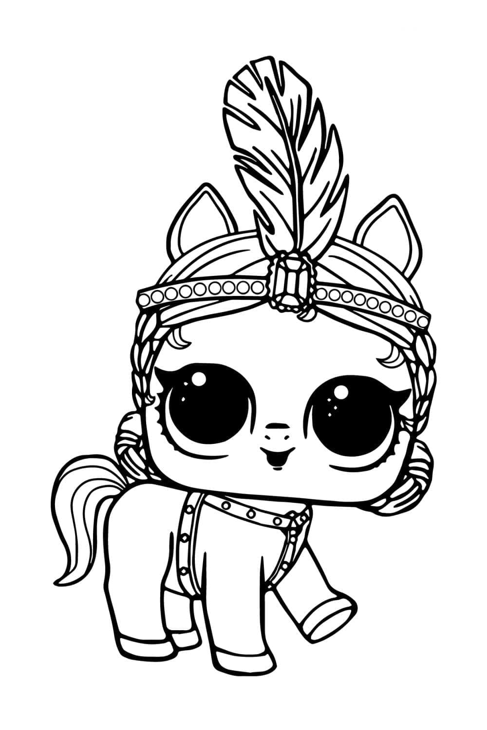 Pony Dancer LOL Pets Boyama Sayfası