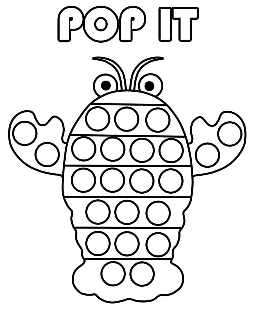 Pop It (16) Boyama Sayfası