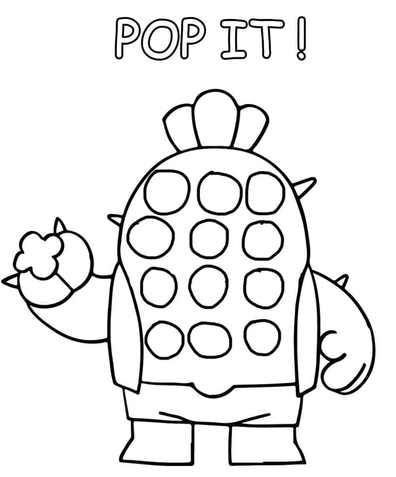 Pop It (19) Boyama Sayfası