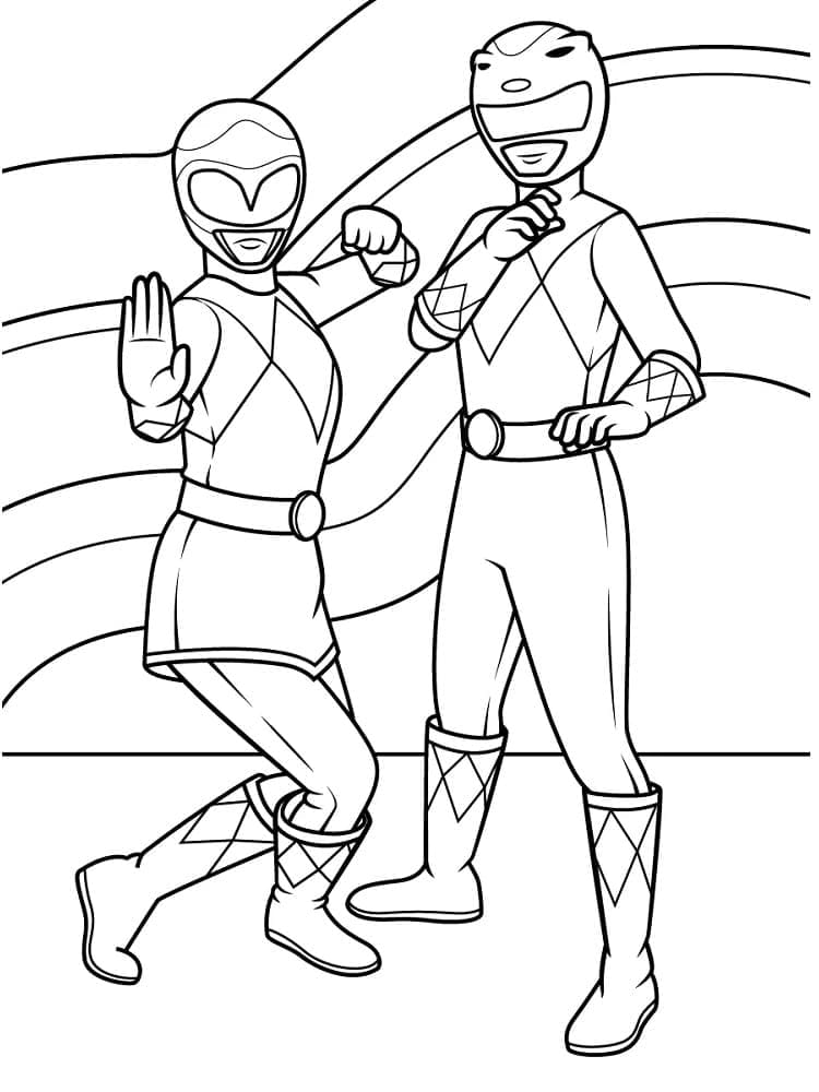 Power Rangers (2) Boyama Sayfası
