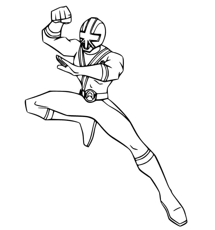 Power Rangers Görüntü Boyama Sayfası