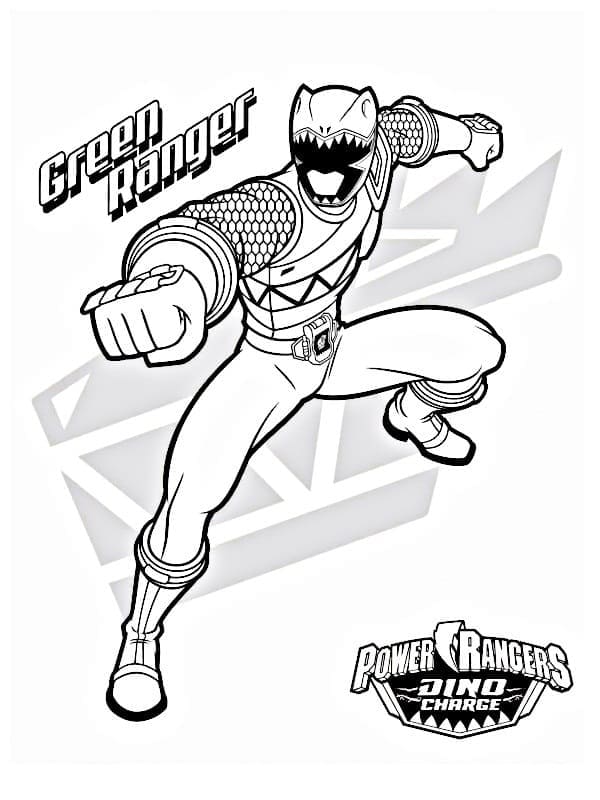 Power Rangers Renklendirme Boyama Sayfası