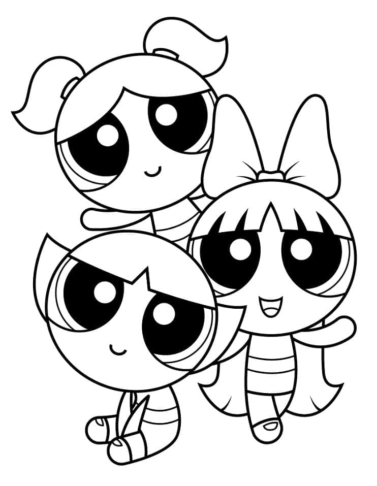 Powerpuff Girls Boyama Sayfaları