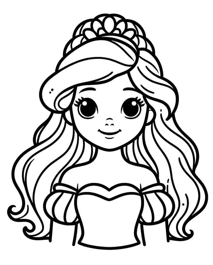 Prenses Ariel Disney Boyama Sayfası