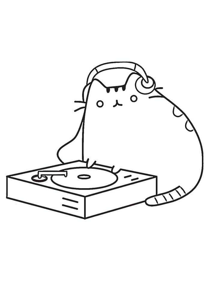Pusheen (1) Boyama Sayfası