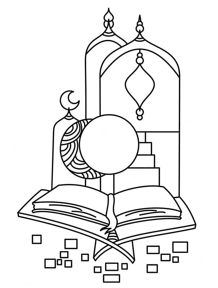 Ramazan Yazdır Boyama Sayfası