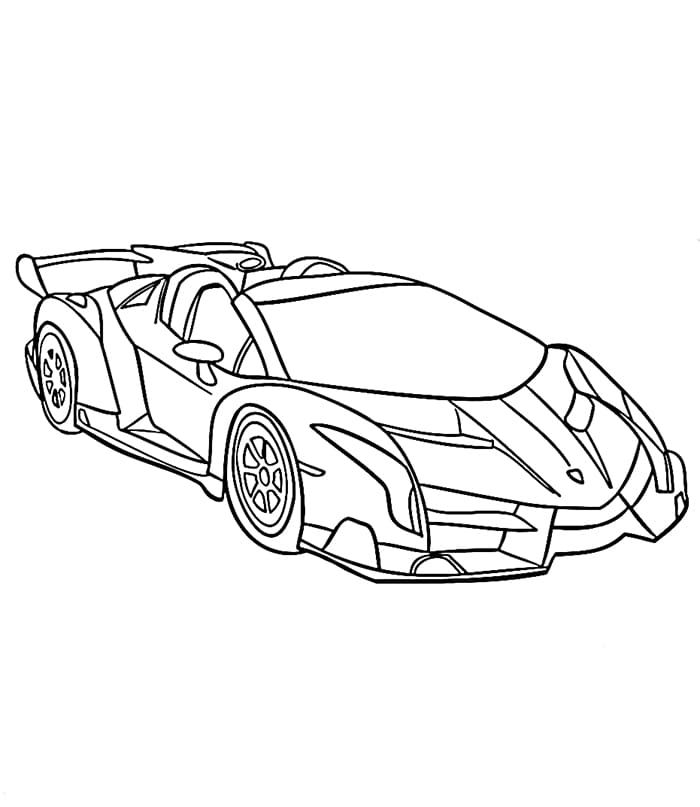 Lamborghini Boyama Sayfaları