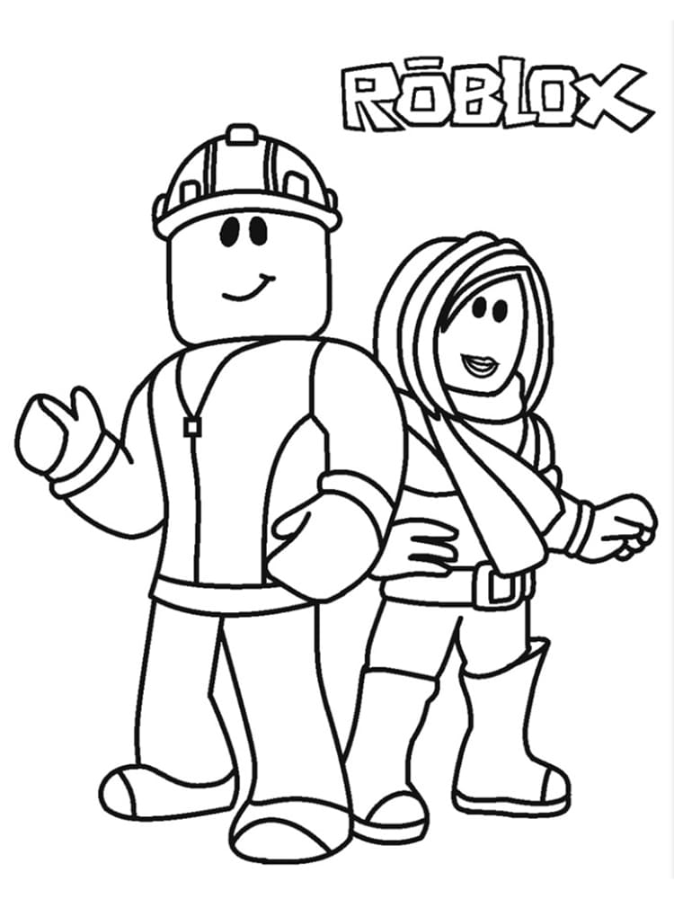 Roblox (20) Boyama Sayfası