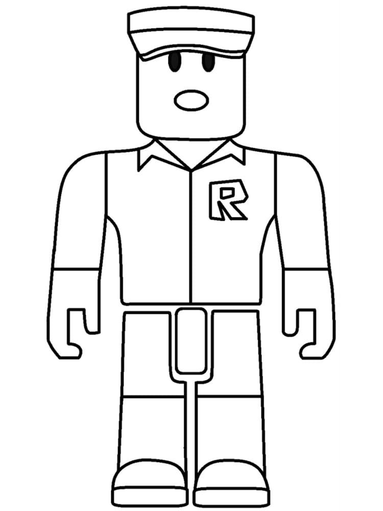Roblox (21) Boyama Sayfası