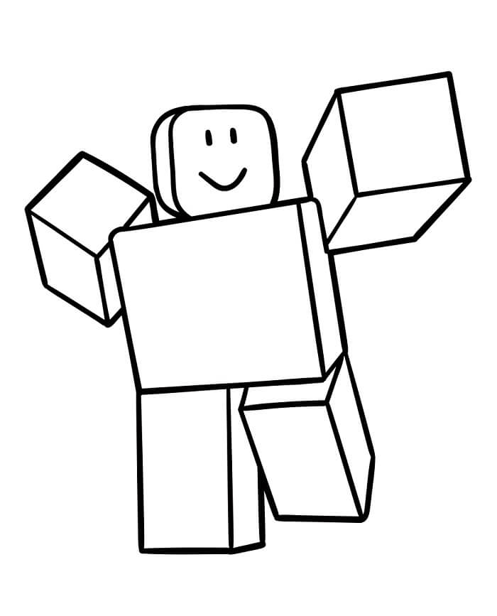Roblox Bedelsiz Boyama Sayfası