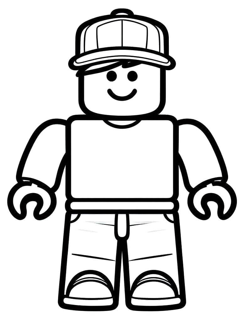 Roblox Görseli Boyama Sayfası