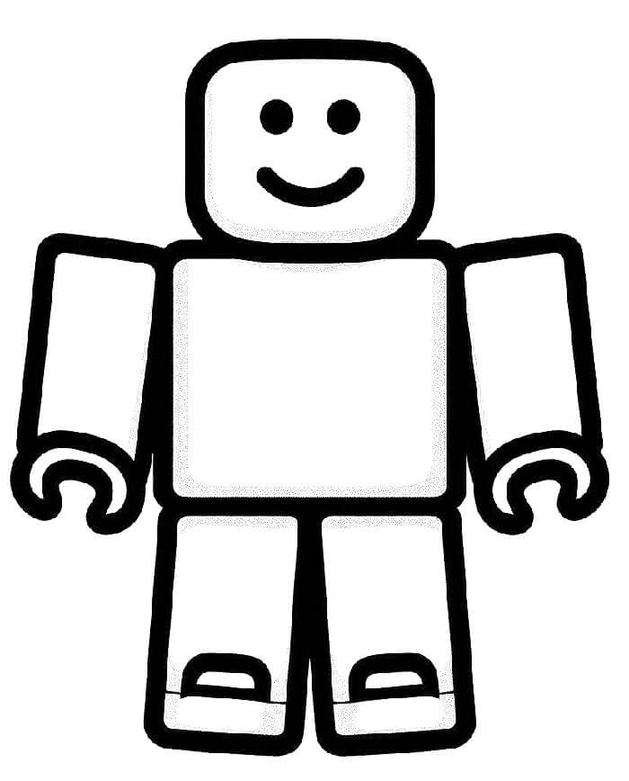 Roblox Yazdırılır Resim Boyama Sayfası