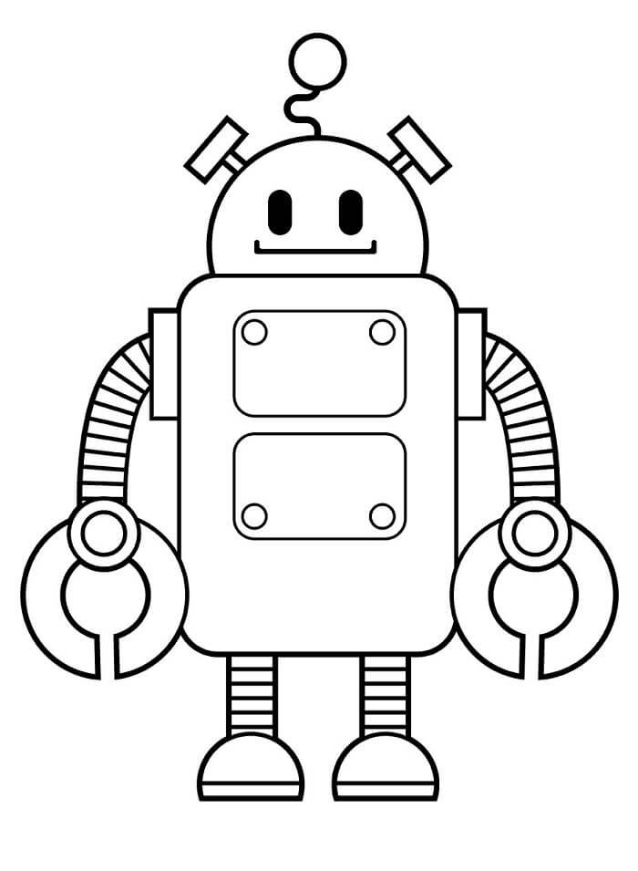 Robot (12) Boyama Sayfası