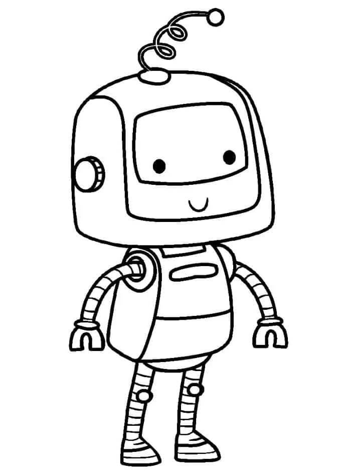 Robot (5) Boyama Sayfası