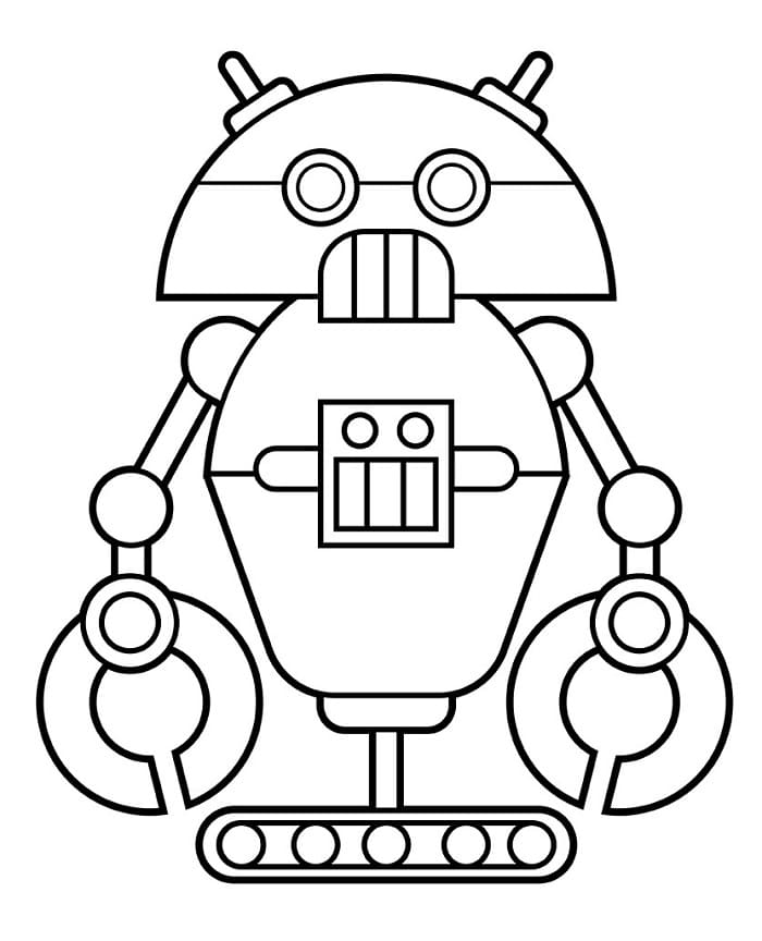 Robot Bedavaya Boyama Sayfası