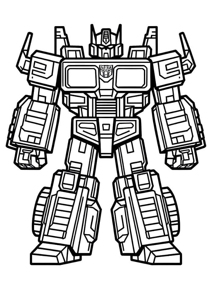 Robot Transformatörleri Boyama Sayfası