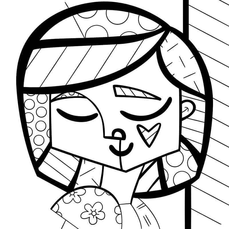 Romero Britto (15) Boyama Sayfası