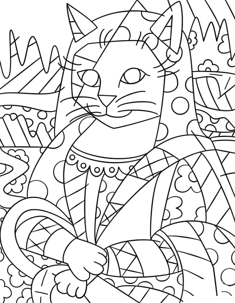 Romero Britto Boyama Sayfaları