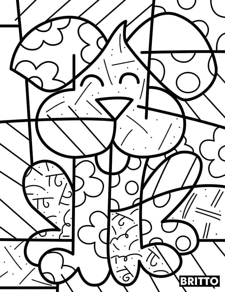 Romero Britto (17) Boyama Sayfası