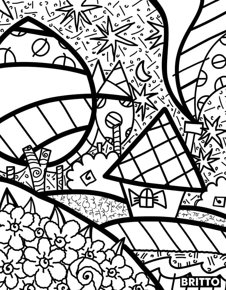 Romero Britto (21) Boyama Sayfası