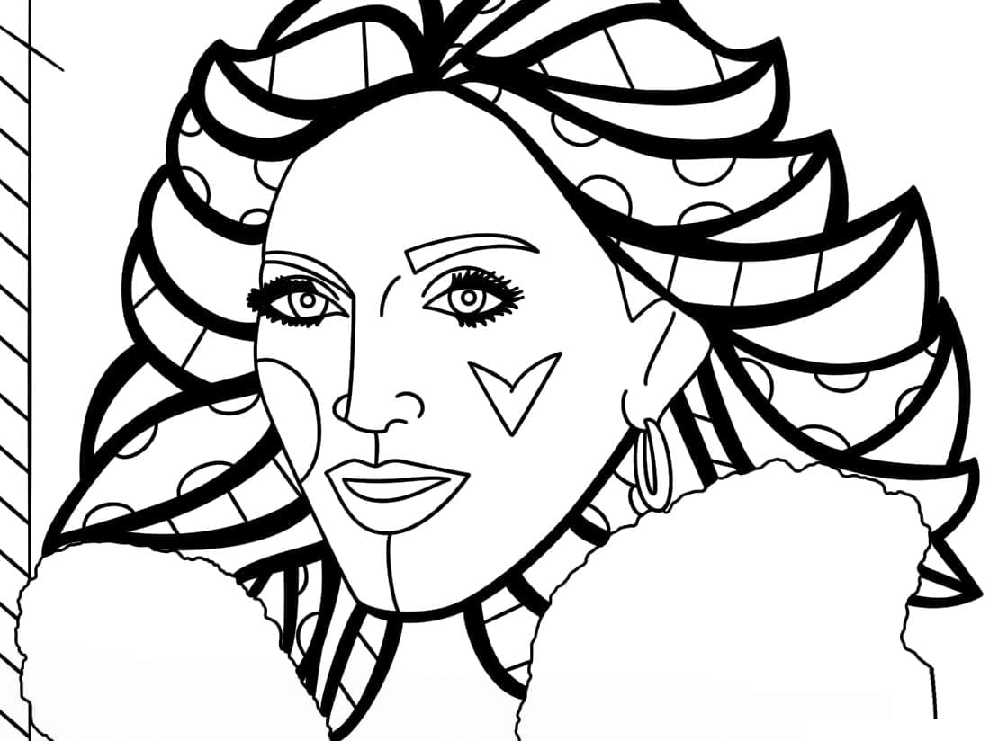 Romero Britto (8) Boyama Sayfası