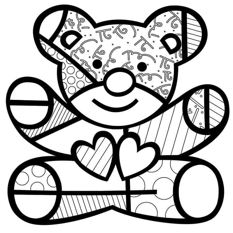 Romero Britto (9) Boyama Sayfası