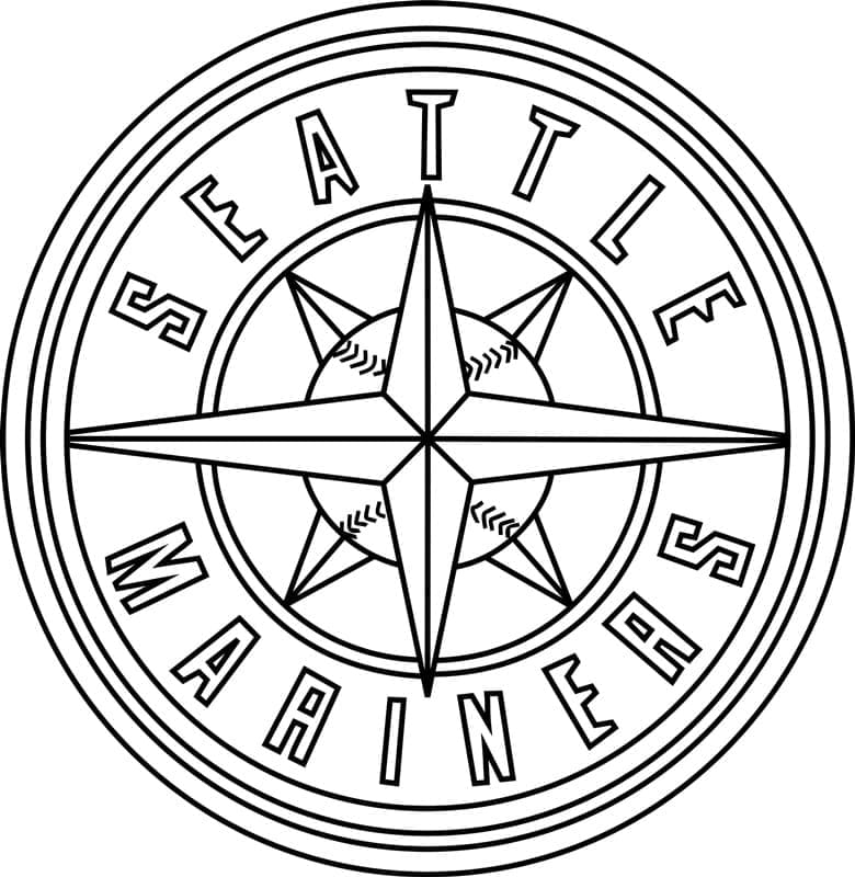 Seattle Mariners Logo Boyama Sayfası