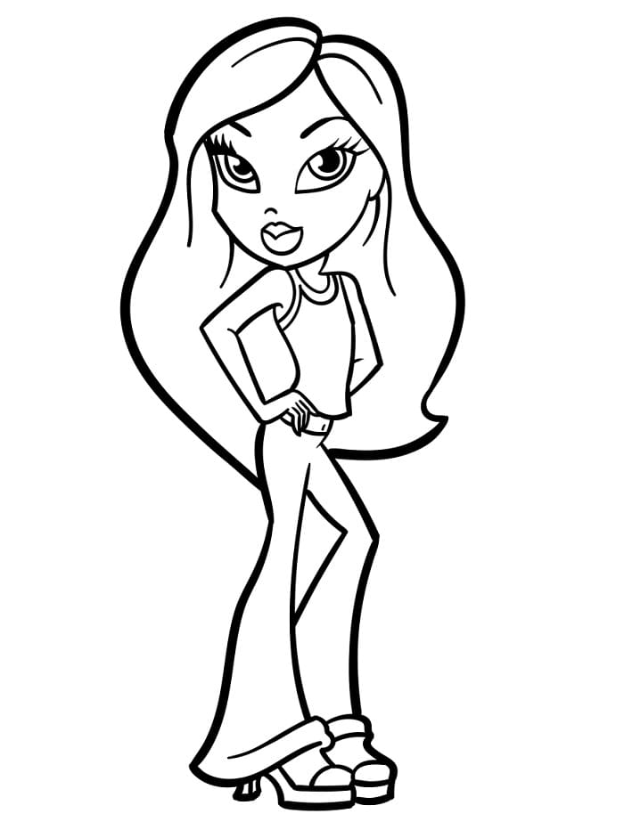 Bratz Boyama Sayfaları