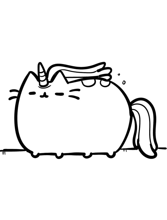 Pusheen Boyama Sayfaları