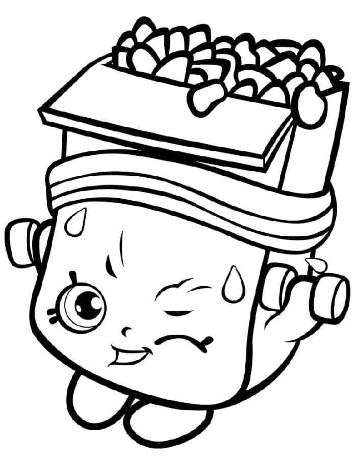 Shopkins (4) Boyama Sayfası