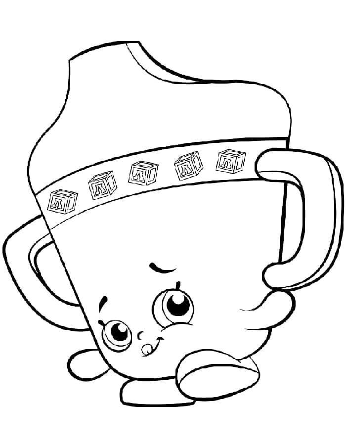 Shopkins Bedava Boyama Sayfası