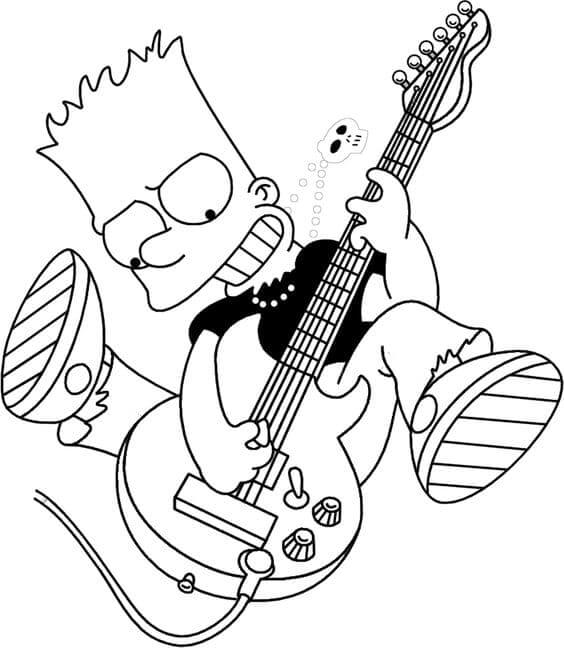 Simpsonlar (13) Boyama Sayfası