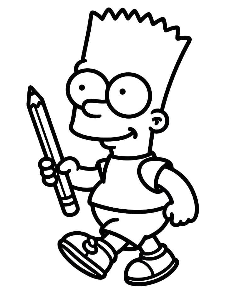 Simpsonlar (3) Boyama Sayfası