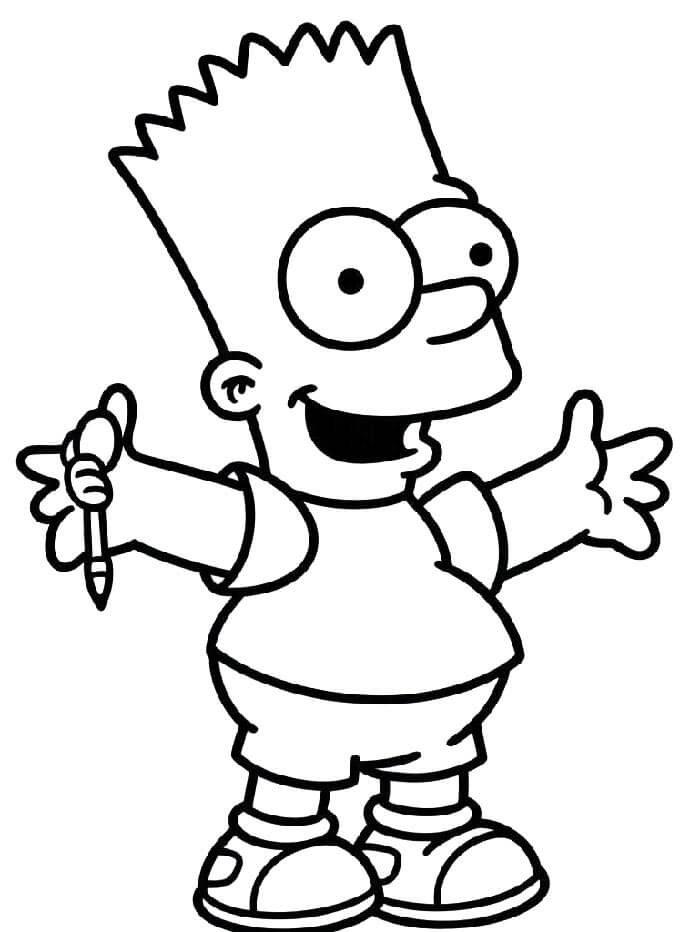 Simpsonlar (9) Boyama Sayfası