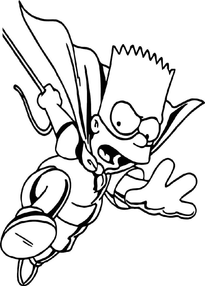 Simpsonlar renklendirme Boyama Sayfası