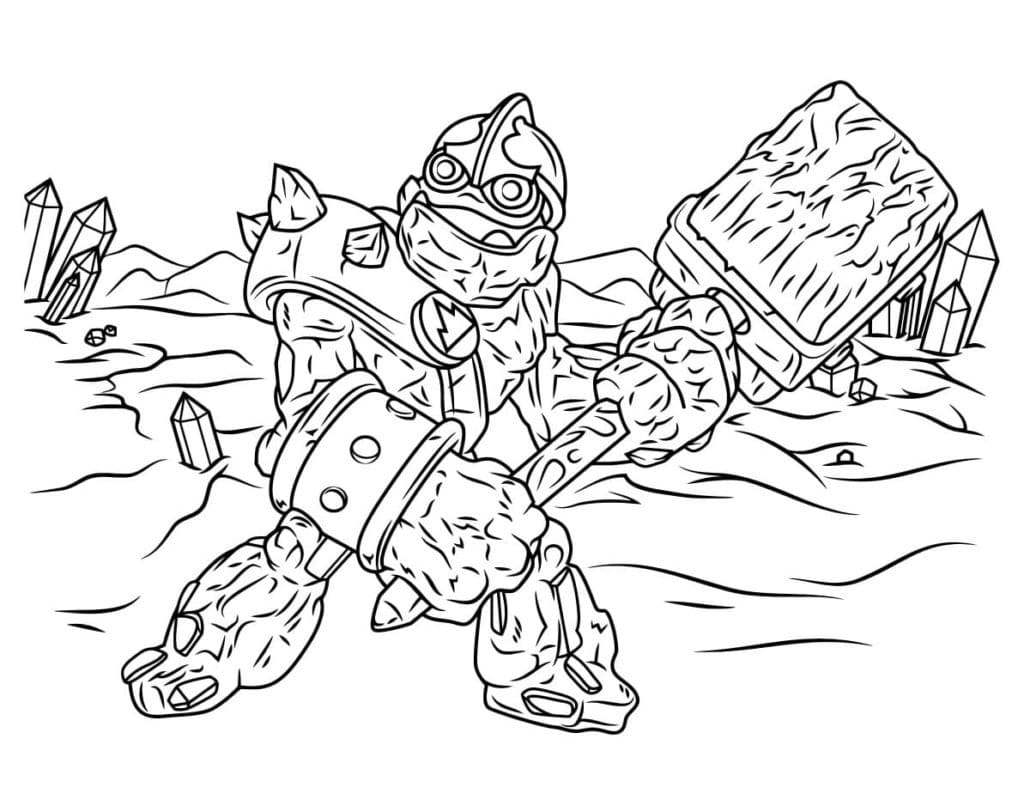 Skylanders (18) Boyama Sayfası