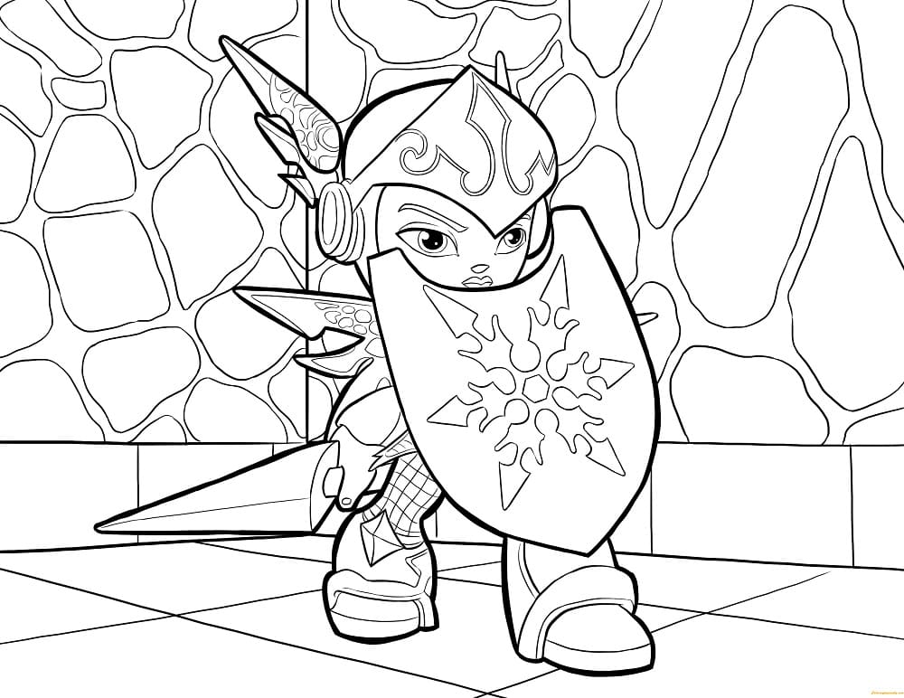 Skylanders boyamak için Boyama Sayfası