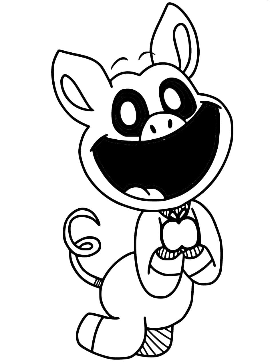 Smiling Critters Resmi Boyama Sayfası