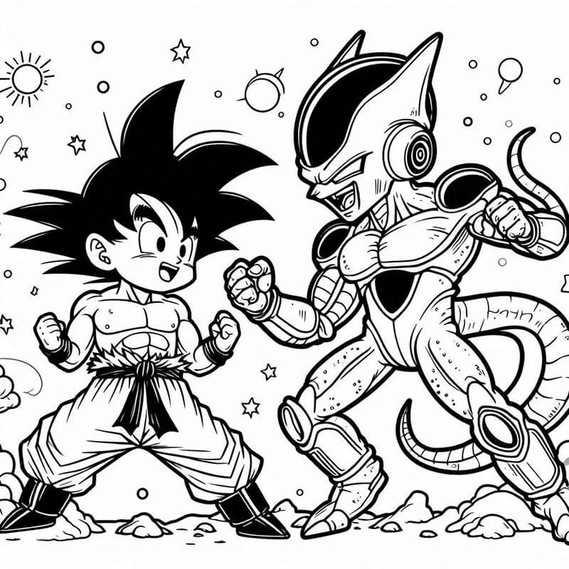 Son Goku (1) Boyama Sayfası