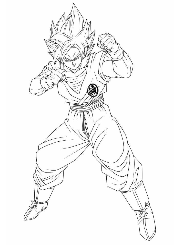 Son Goku (12) Boyama Sayfası