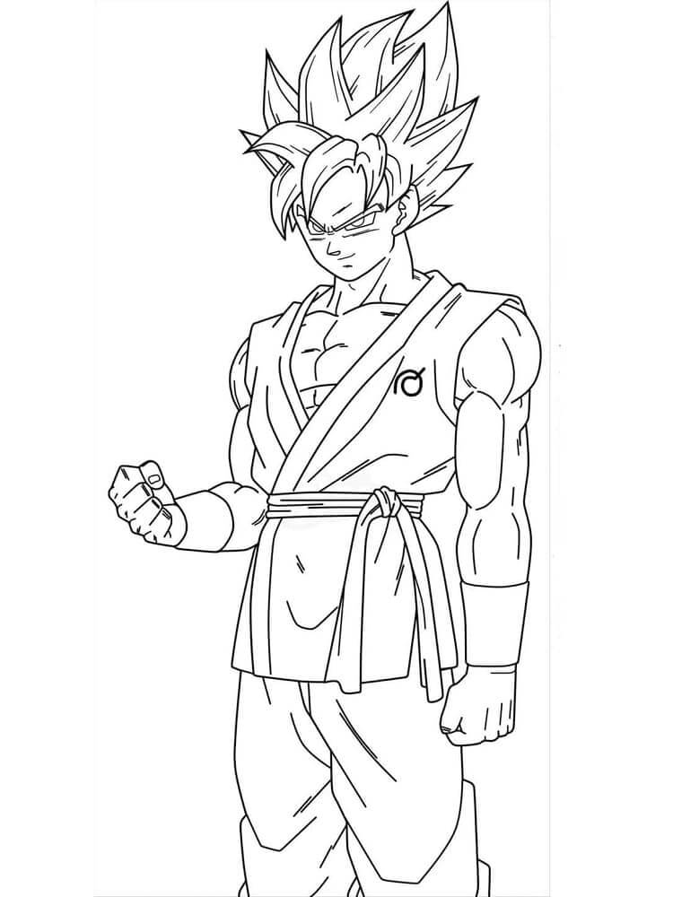 Son Goku (13) Boyama Sayfası