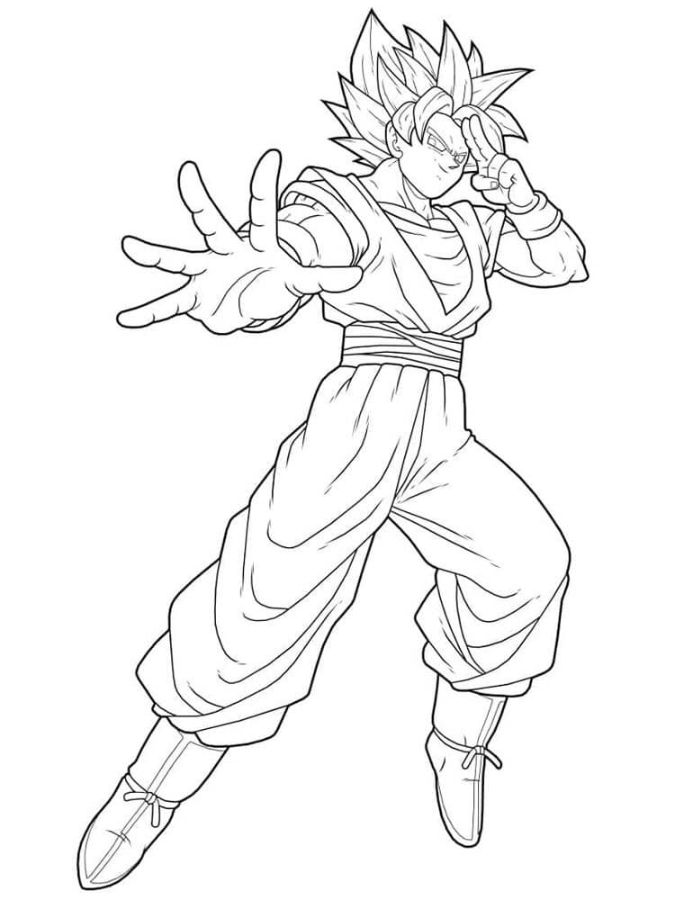 Son Goku (17) Boyama Sayfası
