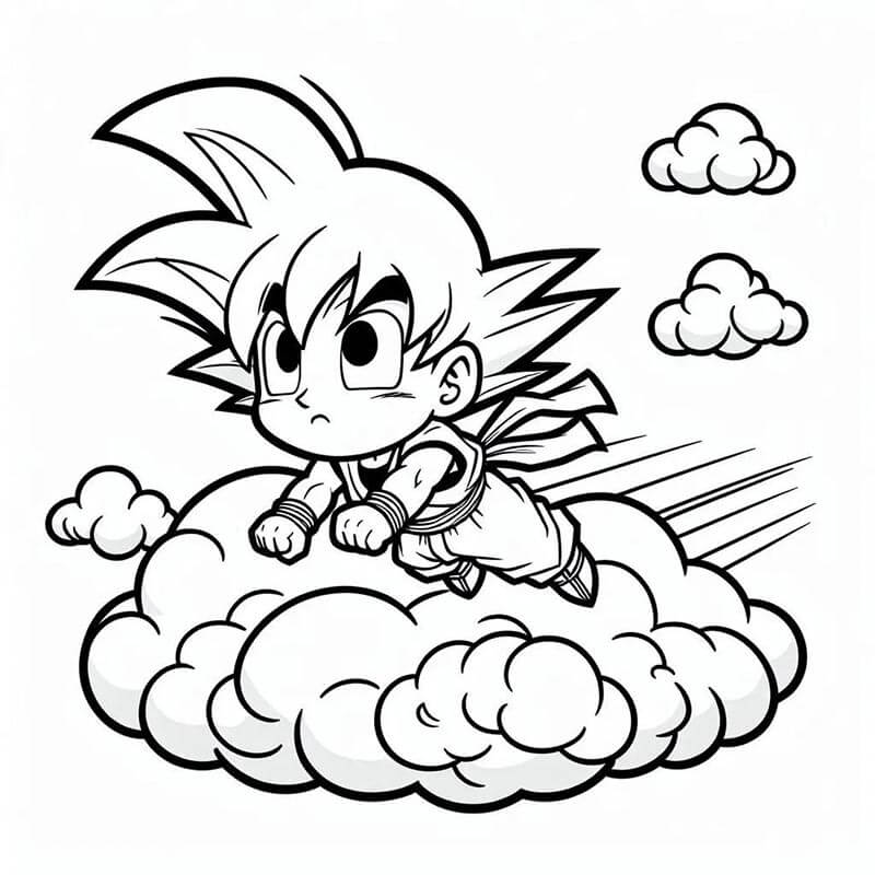 Son Goku (4) Boyama Sayfası