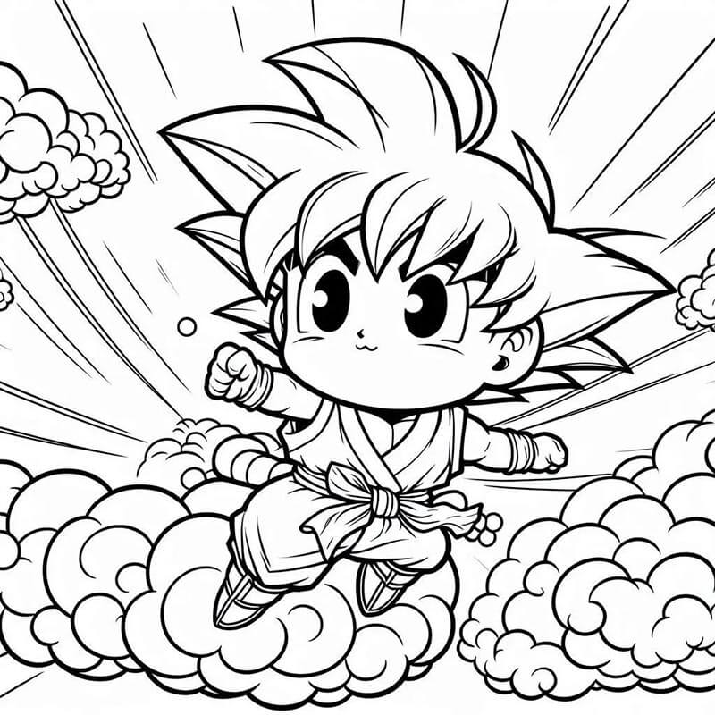 Son Goku (5) Boyama Sayfası