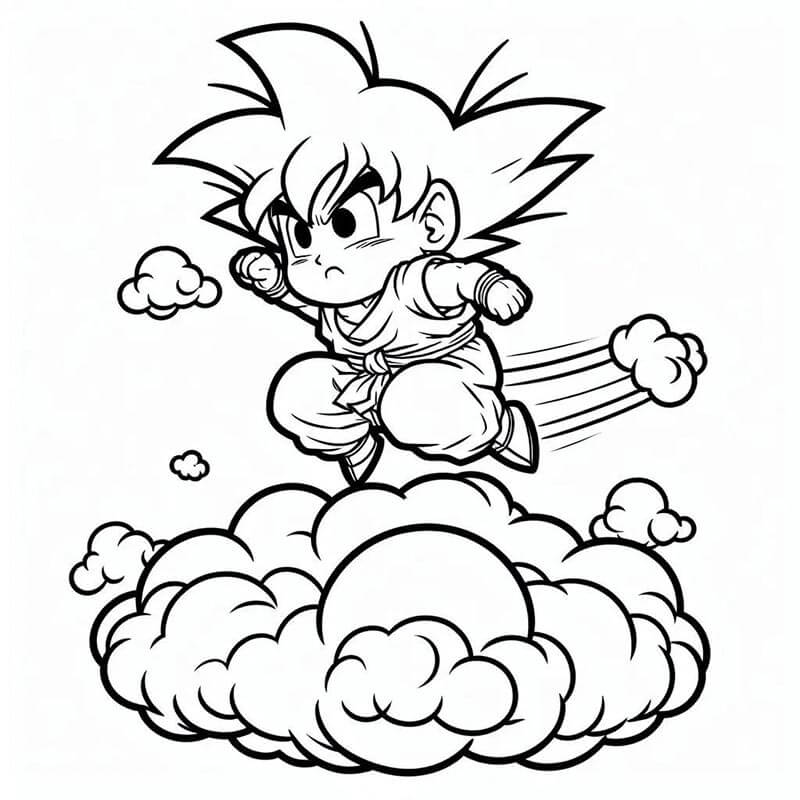 Son Goku (6) Boyama Sayfası