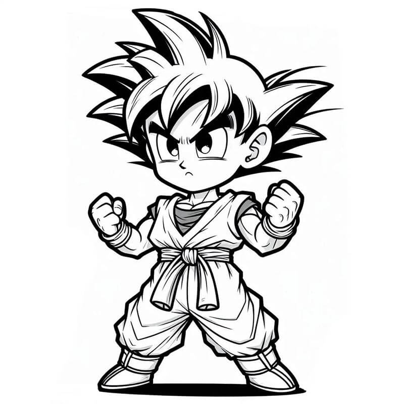 Son Goku (7) Boyama Sayfası