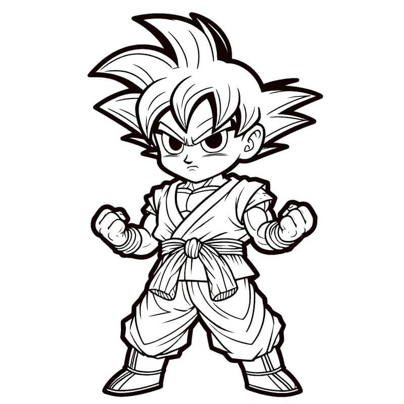 Son Goku (8) Boyama Sayfası