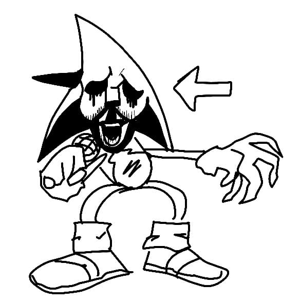 Sonic Exe (16) Boyama Sayfası